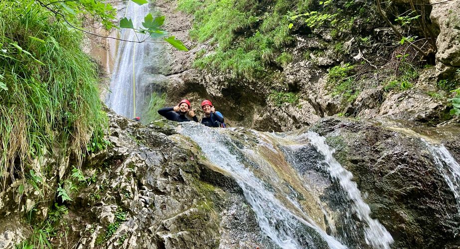Canyoning in Slovenie Canyoning in Slovenie